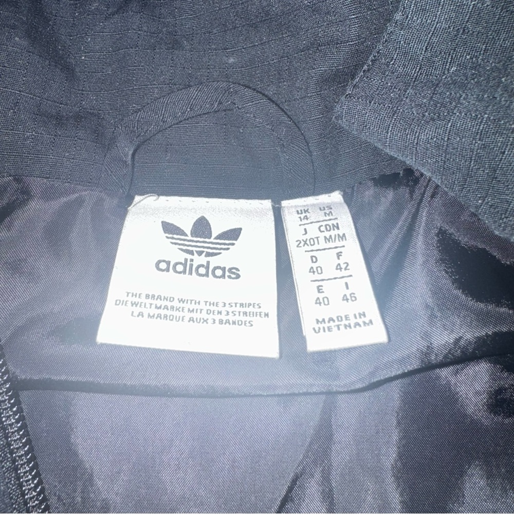 Adidas Originals Black Panelled Track jacket with Matching Leggings - Picture 3 of 8